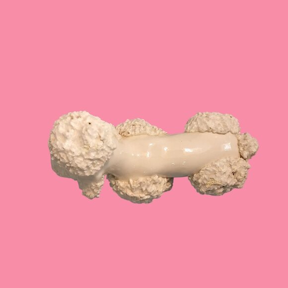 Vintage Spaghetti Noodle Poodle Dog Figurine Larger 5” - Picture 5 of 8